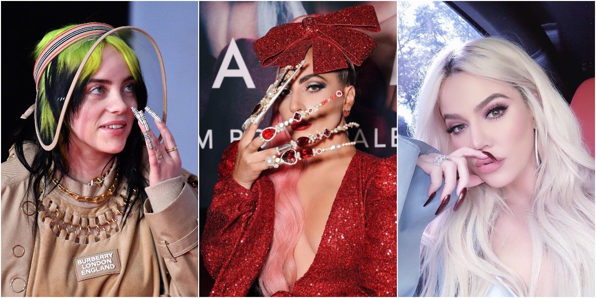 У кого длиннее: Леди Гага, Билли Айлиш и другие звезды с впечатляющим маникюром